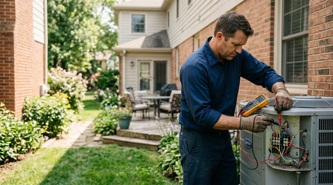 HVAC technician working near Honey Brook, PA